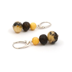 amber-earrings-baroque-matte-n