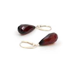 amber-earrings-faceted-drops-cherry-n