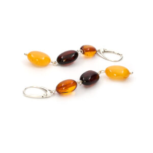 amber-earrings-three-color-beans-n