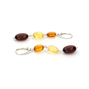 amber-earrings-three-color-beans-n