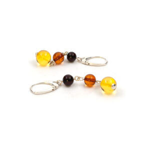 amber-earrings-three-small-balls-n