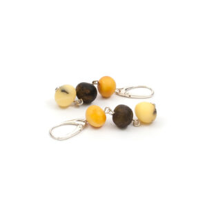 amber-earrings-three-solid-balls-n